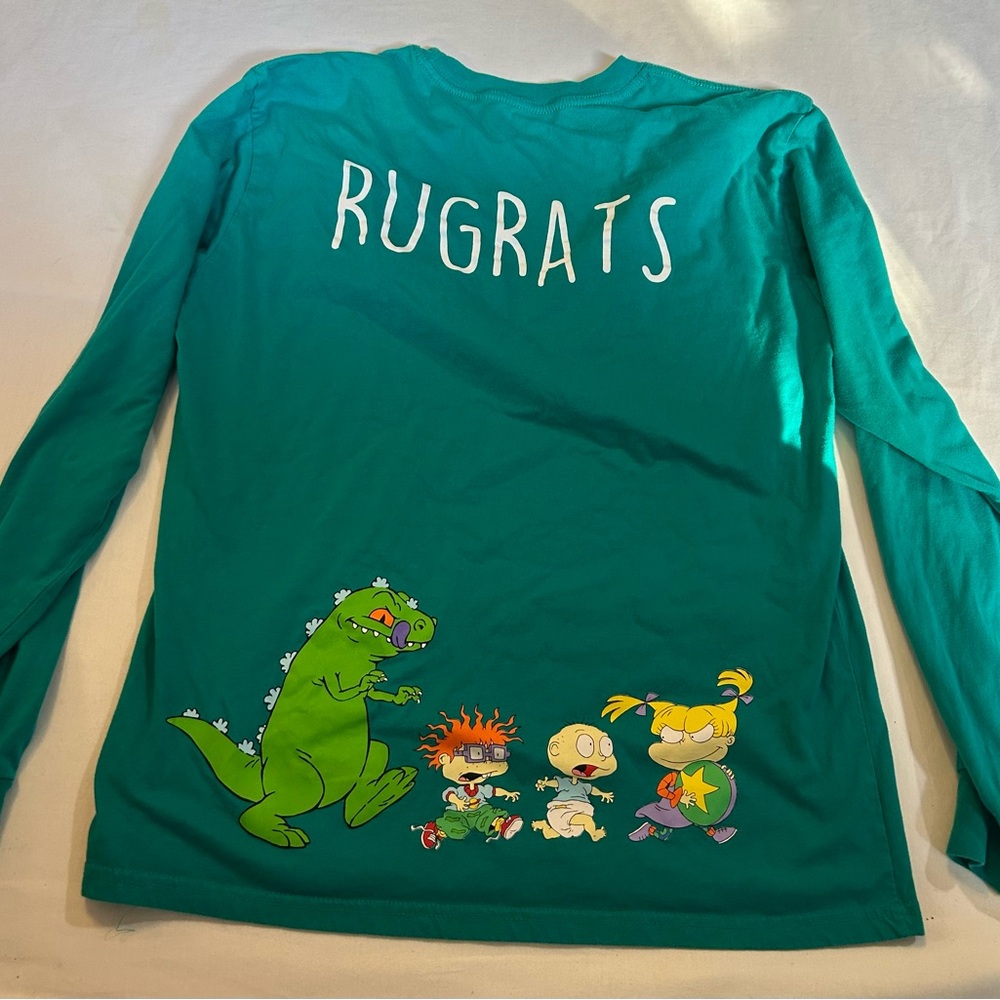 Nickelodeon Rugrats Teal Long Sleeve Shirt